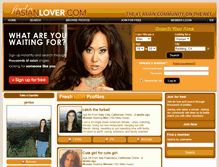 Tablet Screenshot of findaasianlover.com